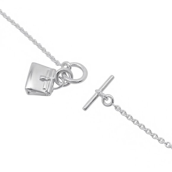 HERMES Silver Necklace - Picture 5 of 8